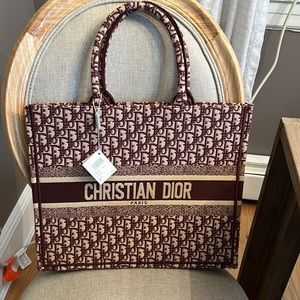 Dior book tote